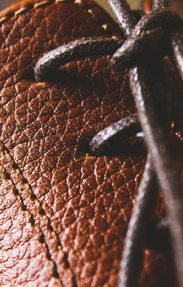 Leather A-Line Skirt